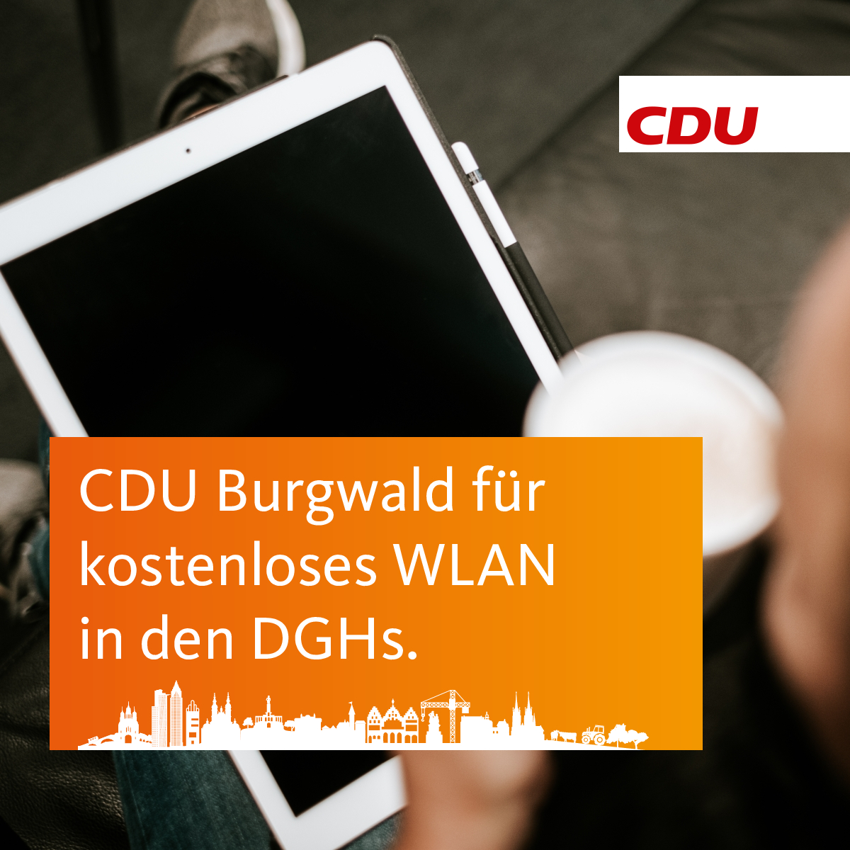 Motivbild - CDU Burgwald für kostenloses WLAN